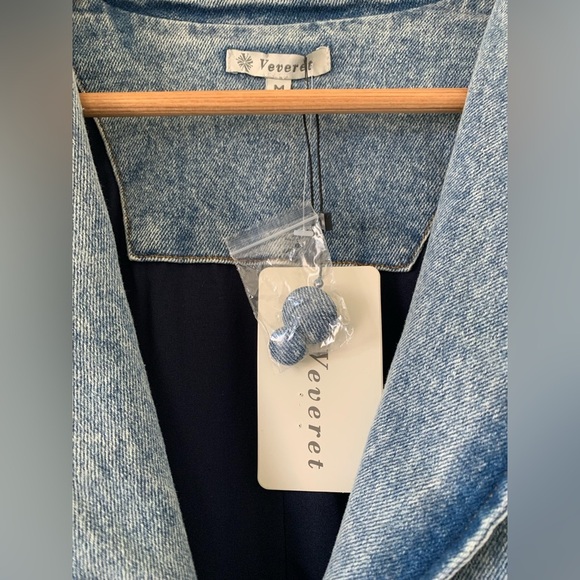 Veveret Denim Blazer SZ:USM NWT’S - Picture 5 of 9